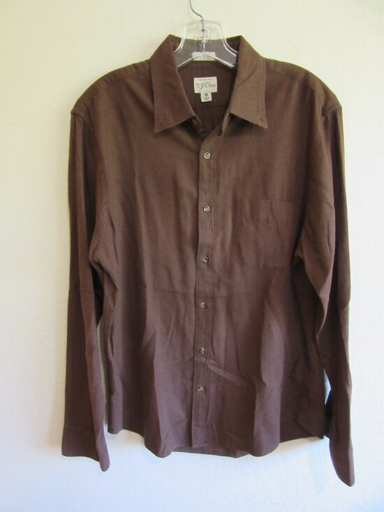 J. Crew Other - J. Crew Brown M Slim Untucked Button Down Collar Brushed Twill Shirt